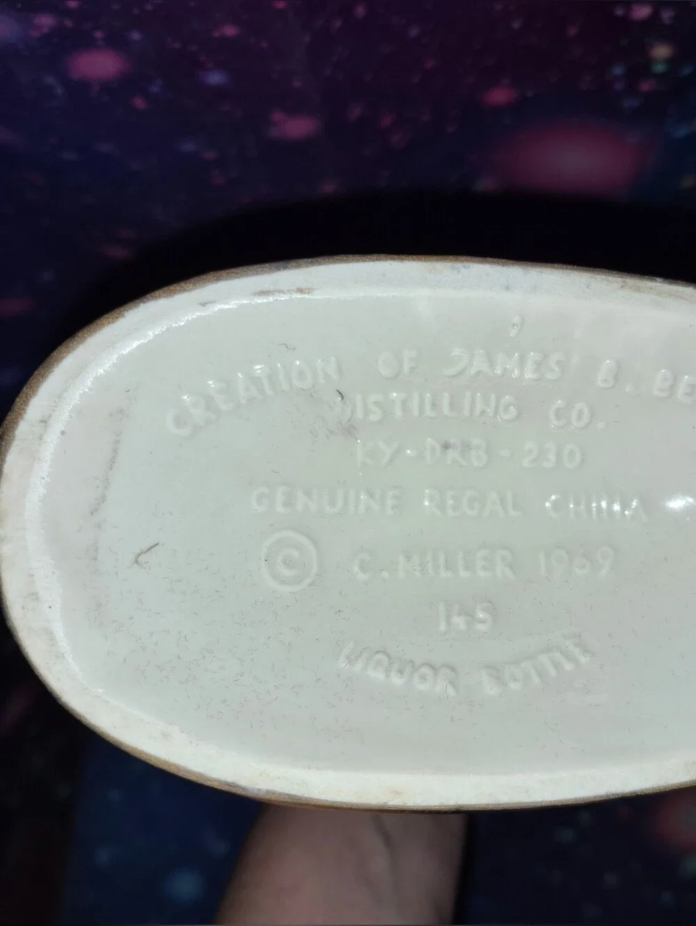 🥃 Vintage 1969 Jim Beam “150 Months Old” Bourbon Decanter | Regal China